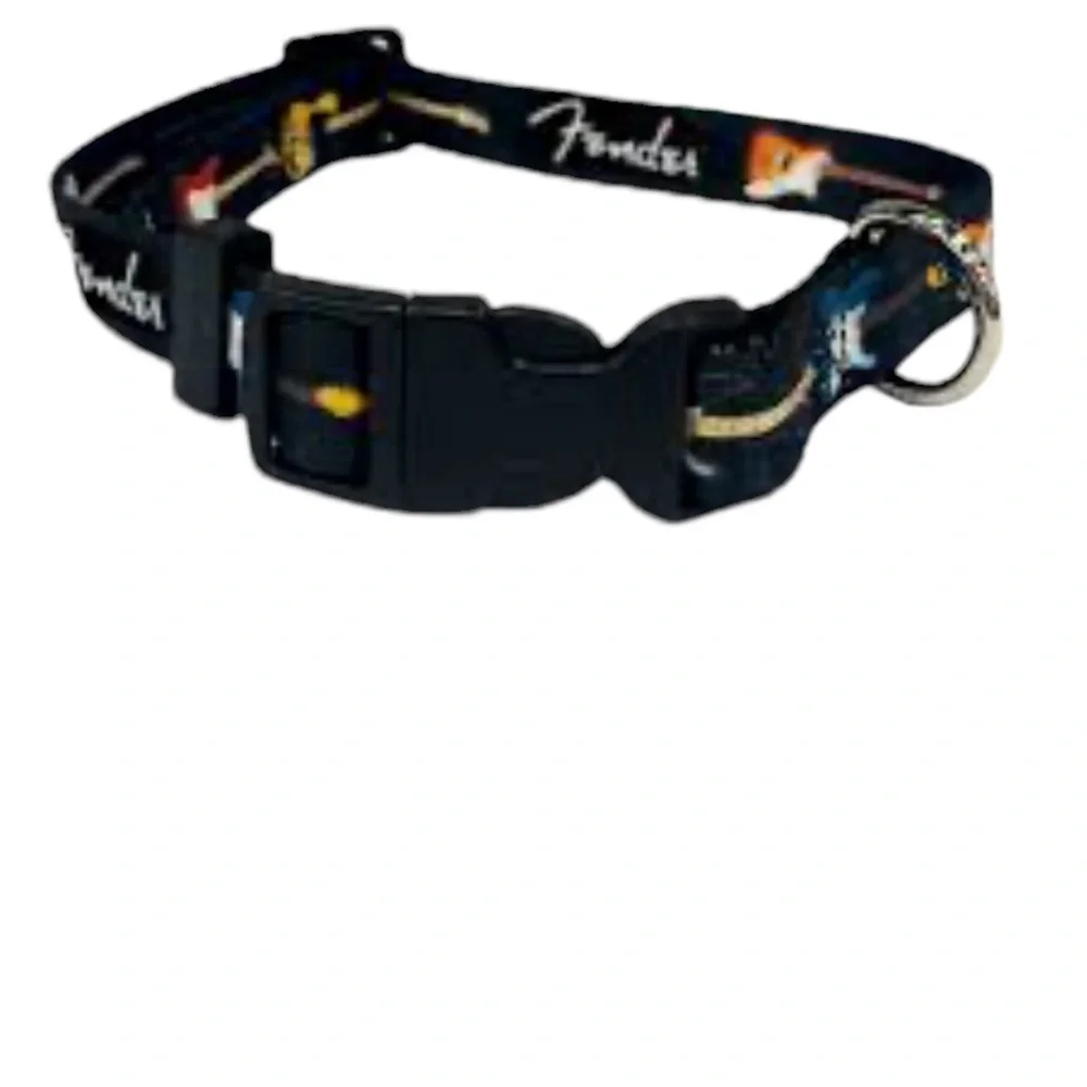 Fender Guitar Adjustable dog collar, Medium, NWT